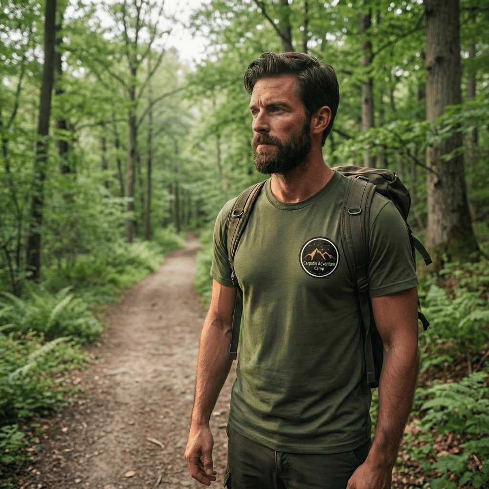 Tabăra de bază Tricou Carpatin – Verde Măslin